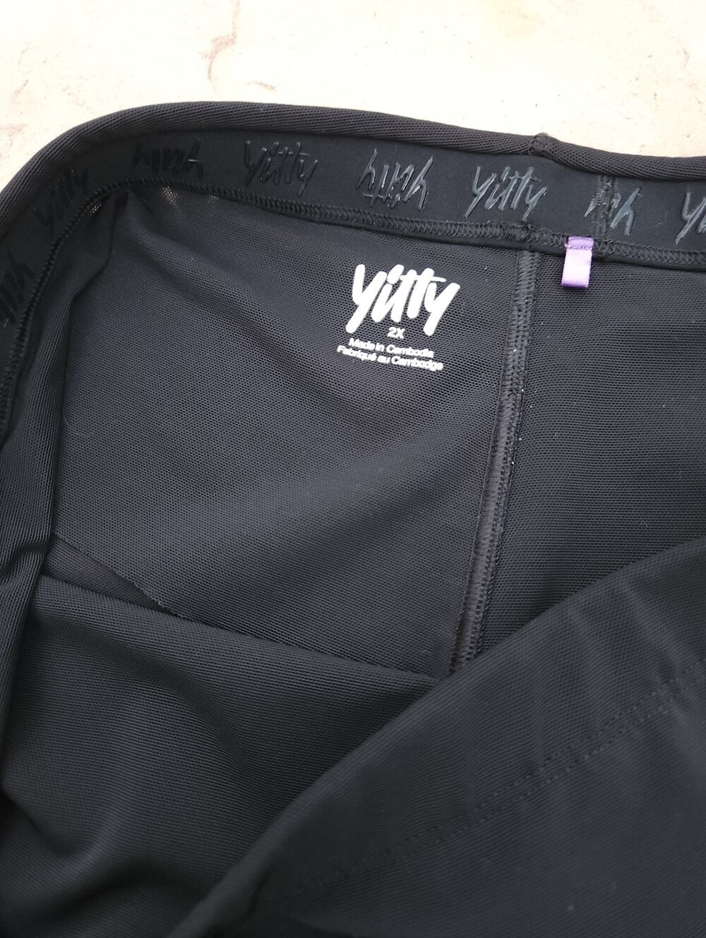 YITTY Mesh Me Smoothing Bike Shorts - Picture 4 of 4